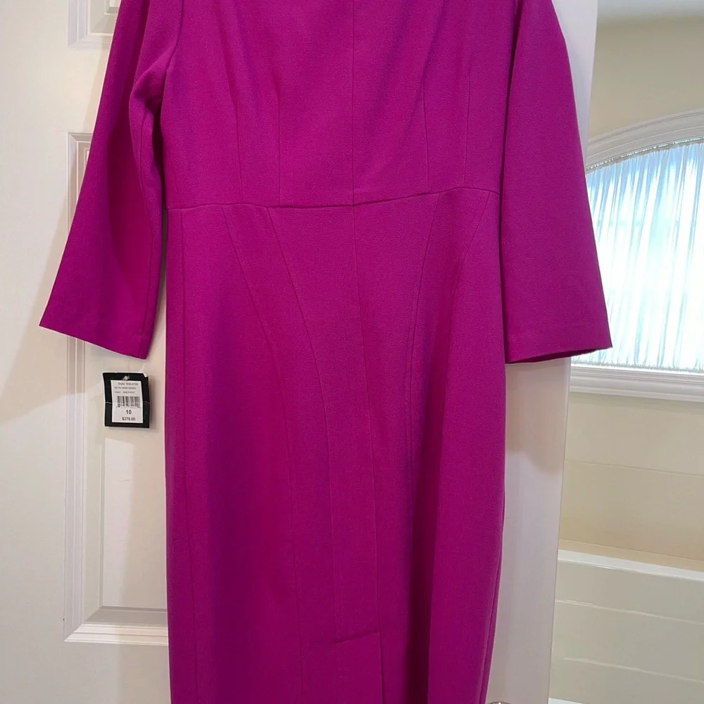 NWT Nanette Lepore “On my Mind” Amethyst Midi Dress Size 10 - Picture 4 of 4